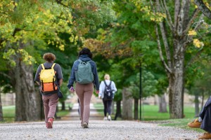 Students on Middle Path