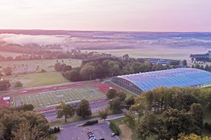 Kenyon College's award-winning athletics center features an Olympic-size pool, tennis courts and fitness and recreation facilities.