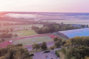 Kenyon College's award-winning athletics center features an Olympic-size pool, tennis courts and fitness and recreation facilities.