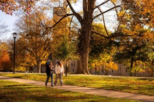 Campus in the fall