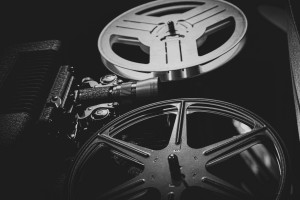 Movie camera film