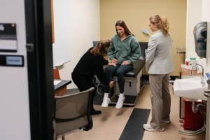 Student intern at a hospital