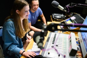 Student radio hosts