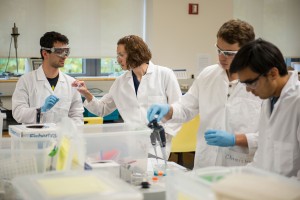 Kenyon College science majors start research from day one in faculty labs.