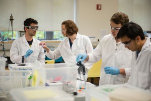 Kenyon College science majors start research from day one in faculty labs.