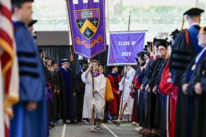 Procession at convocation ceremony
