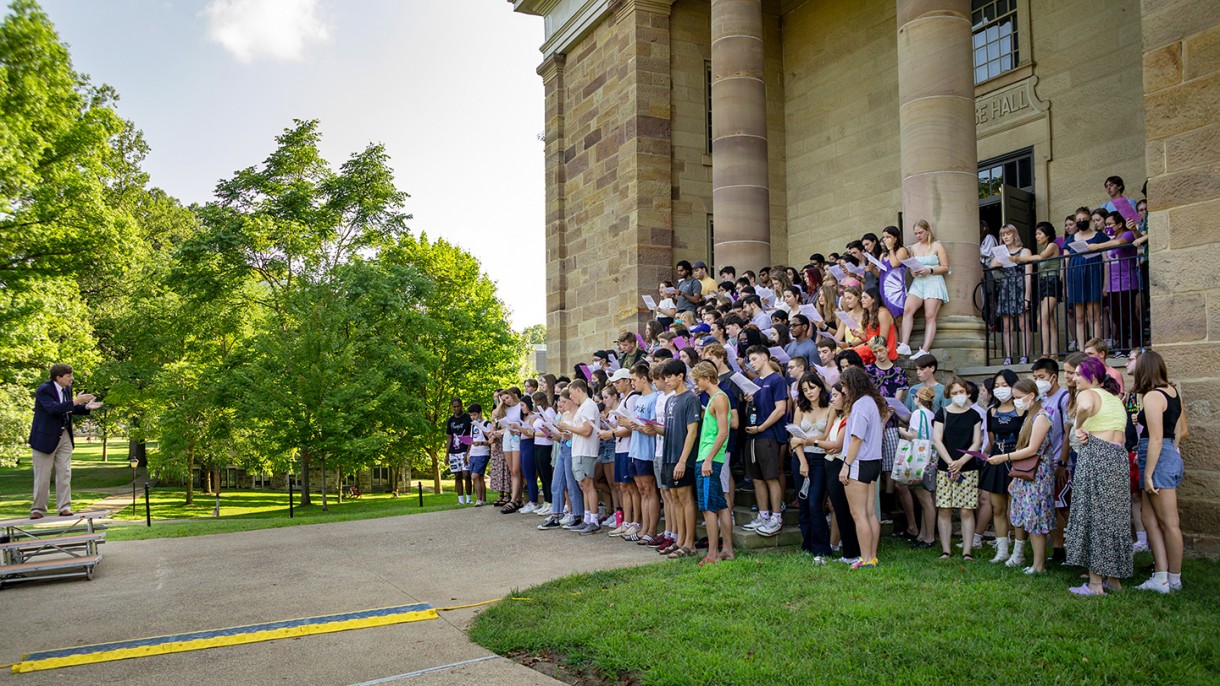 First-Year Sing and the Universality of Adolescence | Kenyon College
