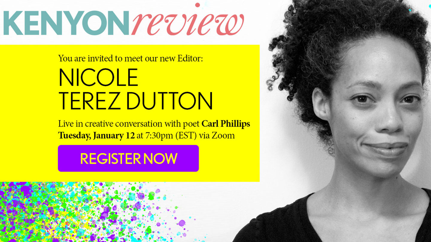 Meet Kenyon Review Editor Nicole Terez Dutton Kenyon College