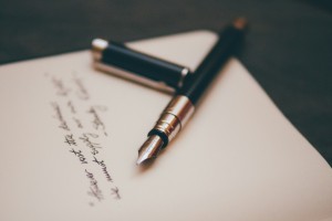 Pen and paper