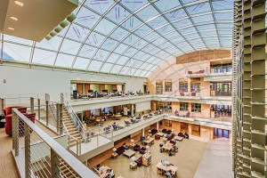 Chalmers library atrium