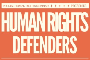 Human Rights Defenders event poster