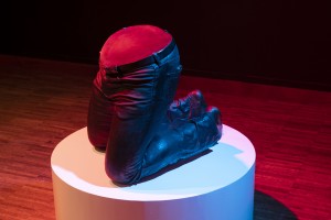 12 Commandments: “GET ON YOUR KNEES!”, 2022 PHOTOGRAPH COURTESY MICHAEL COPPAGE