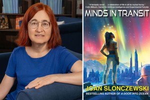 Joan and her book cover