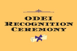 ODEI Recognition Ceremony