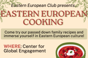 Eastern European Cooking event poster