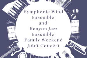 Symphonic Wind Ensemble Family Weekend Concert poster