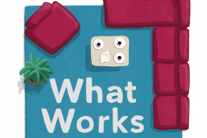 Logo for the What Works conference: Make Space for New Ideas