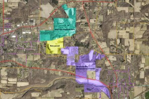 Land conservation map