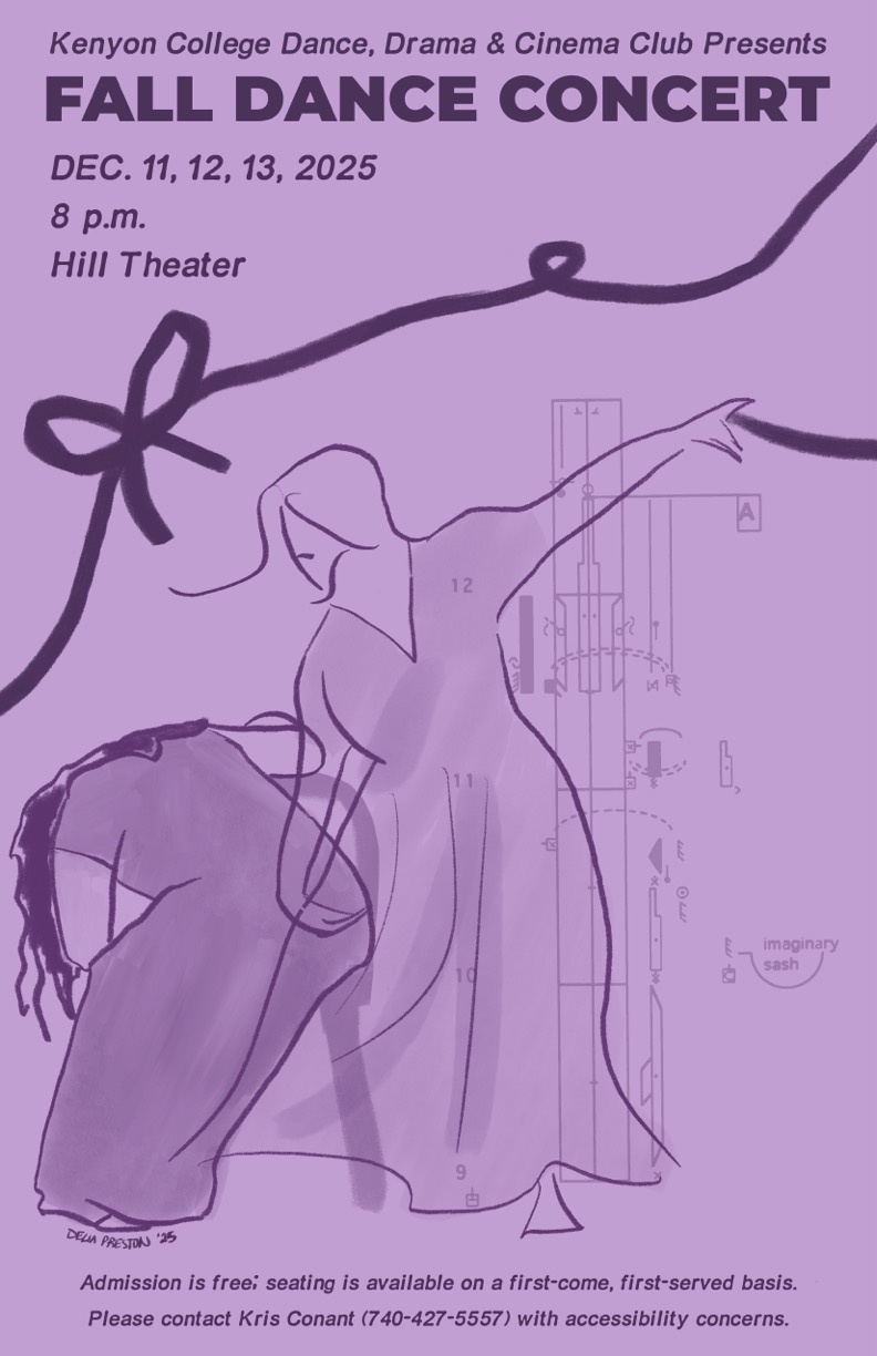 Fall Dance Concert poster