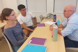 Students conducted stakeholder interviews that included conversations with administrators, faculty and staff.