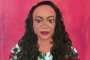 Painted portrait of Dr. Karen Scott