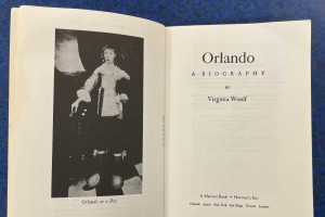 Orlando book with open pages