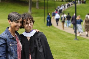 Students at Commencement