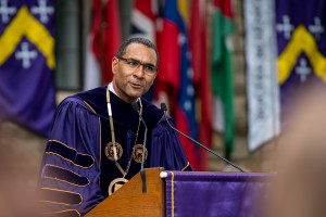 President Sean Decatur at Kenyon Spring 2022 Commencement