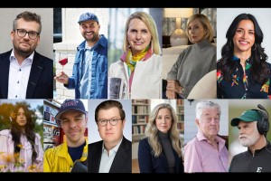 Montage of newsmakers