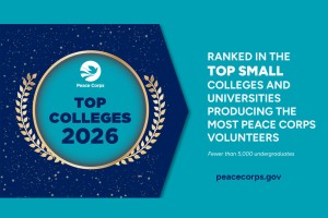 Peace Corps Top Colleges Badge