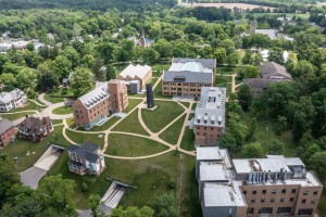 West Quad drone view