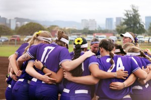 The softball team took part in the Ulili Softball Invitational in Honolulu during spring break.