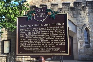 Wayman Chapel AME Church sign