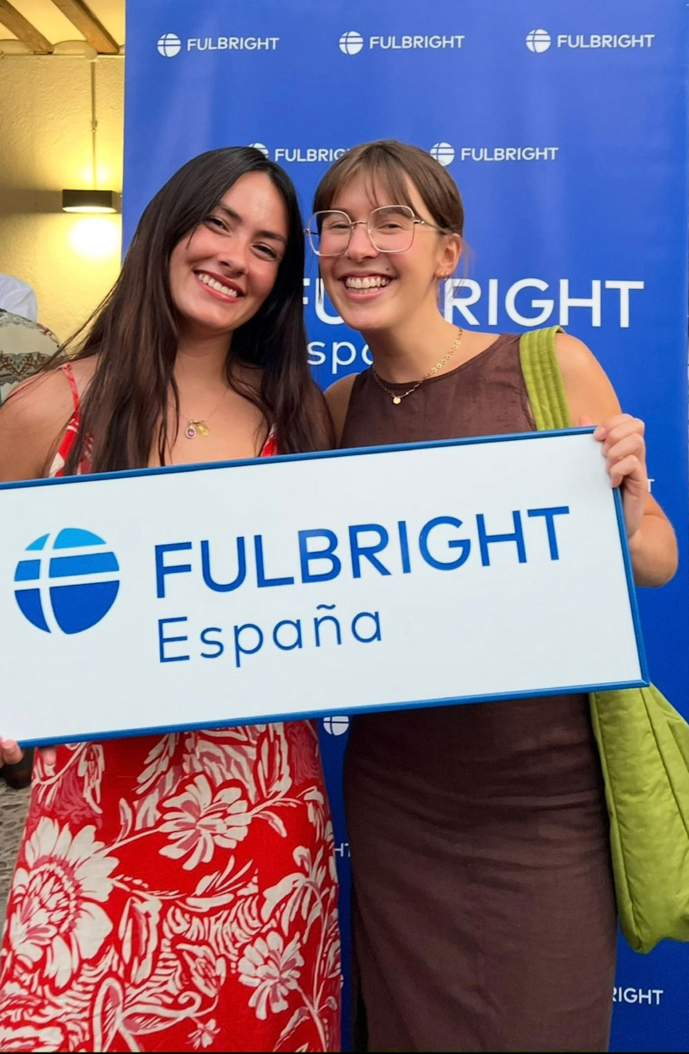 Guagui Vallejos &rsquo;25 (left) and Kate Haydel-Brown &rsquo;25 are both teaching in Spain this year.