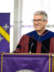 Professor Keller addresses the Class of 2024