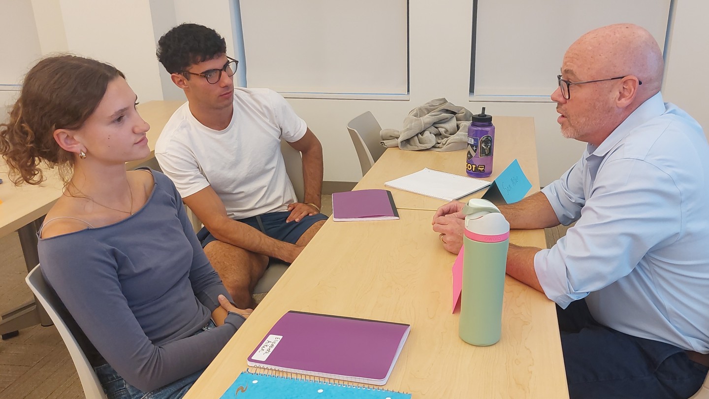 Students conducted stakeholder interviews that included conversations with administrators, faculty and staff.