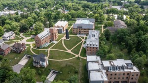 West Quad drone view