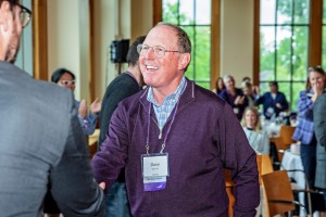 Alumni receiving award