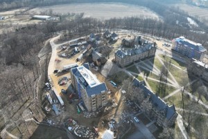 South Quad aerial view