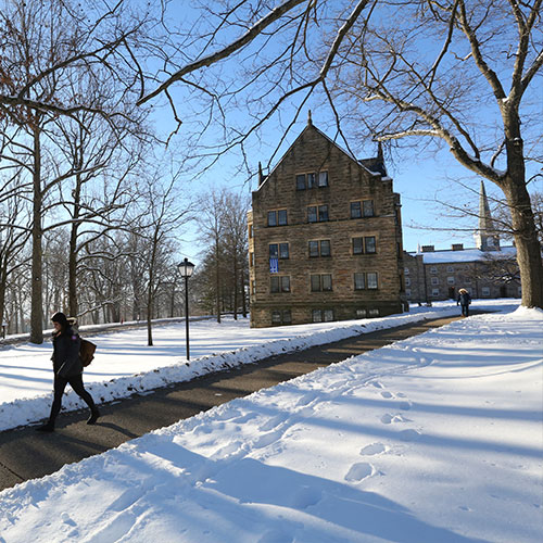 Winter campus