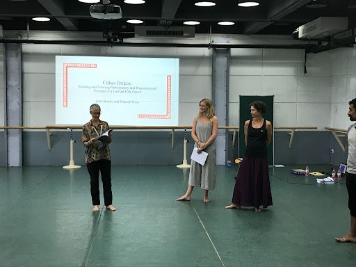 Julie and Hannah presenting at ICKL in Beijing, China, in 2017. Photo provided by Hannah Russ '18.